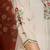 Cream cotton embroidered kurta set