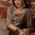 Grey cotton embroidered kurta set