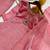 onion pink color embroidery work with hand-stitched beads and latkan work silk blend kurti palazzo set