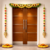 handmade ganesha pom-pom door hanging for festive decor pack of 12
