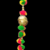 handmade ganesha pom-pom door hanging for festive decor pack of 12