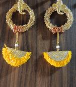 shubh labh woolen latkan hanging for festive decor pack of 2