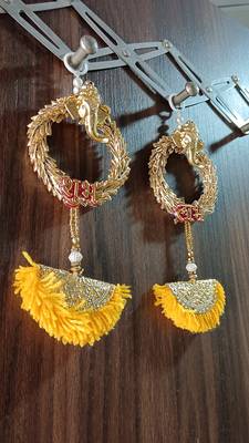 shubh labh woolen latkan hanging for festive decor pack of 2 3