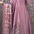 Oniun colour solid anarkali suit set with contrast kalamkari floral printed dupatta
