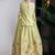 Green embroidered muslin cotton ghagra choli