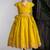 Mustard yellow embroidered muslin silk lehenga set