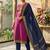 Rani woven jacquard straight kurti dupatta with pant