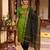 Mahendi woven jacquard straight kurti dupatta with pant