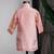 Peach embroidered cosmic silk kurta set