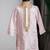 Pink embroidered dola silk kurta set