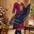 Rani woven jacquard straight kurti dupatta with pant