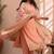 light pink silk blend 3pcs unstiched dress material with  kashi ganga ghat zari work .