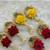 decorative velvet rose shubh labh hanging for main door pack of 2