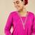 Floral Embroidered Square Neck Gotta Patti A-Line Kurta With Trousers