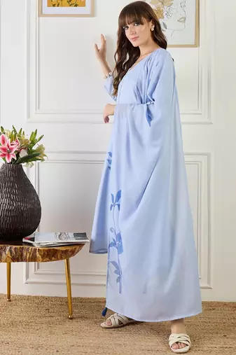 Women Floral Printed Regular Patchwork Linen Kurta with Trousers & Dupatta