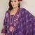 Women Floral Printed Cotton Kurta with Trousers & Dupatta
