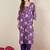 Women Floral Printed Cotton Kurta with Trousers & Dupatta