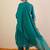 Floral Embroidered Thread Work Pure Cotton Kurta with Trousers & Dupatta