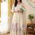 Floral Printed Beads & Stones Pure Cotton Kurta With Trousers & Dupatta