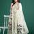 Floral Printed Beads & Stones Pure Cotton Kurta With Trousers & Dupatta