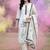 Floral Printed Linen Kurta with Trousers & Dupatta