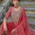 Ethnic Motifs Yoke Design Straight Kurta with Trousers & Dupatta