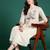 Embroidered Panelled Thread Work Kurta with Trousers