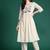 Embroidered Panelled Thread Work Kurta with Trousers