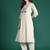 Embroidered Panelled Thread Work Kurta with Trousers