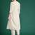 Embroidered Panelled Thread Work Kurta with Trousers