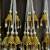 handmade golden metal bell hanging for home decor pack of 2