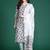 Floral Printed Pure Cotton Kurta With Trousers & Dupatta