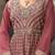 Floral Embroidered Sequinned Chinon A-Line Kurta With Palazzos & Dupatta