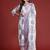 Floral Printed Sequinned V-Neck Pure Cotton Kurta with Trousers & Dupatta