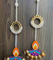 handmade decorative door hanging for pooja room pack of 2