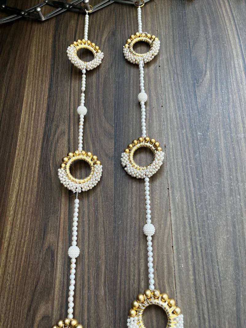 handmade decorative door hanging for pooja room pack of 2