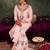 Floral Embroidered Thread Work Straight Kurta With Trousers And Dupatta