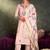 Floral Embroidered Thread Work Straight Kurta With Trousers And Dupatta