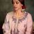 Floral Embroidered Thread Work Straight Kurta With Trousers And Dupatta