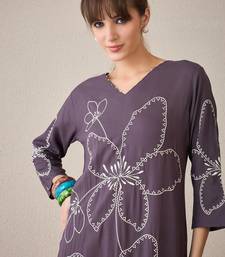 Women Floral Embroidered Regular Thread Work Kurta with Palazzos