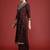 Ethnic Motifs Embroidered Thread Work Kurta with Salwar & With Dupatta