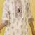 women floral printed regular thread work  cotton kurta with trousers & with dupatta
