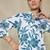 Floral Printed Shirt Collar Kurta With Trousers