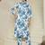 Floral Printed Shirt Collar Kurta With Trousers