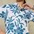 Floral Printed Shirt Collar Kurta With Trousers
