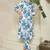 Floral Printed Shirt Collar Kurta With Trousers