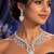 Crystal Leaf Statement Necklace Earrings Set – CZ Bridal Jewelry, Rhinestone Wedding Party Necklace