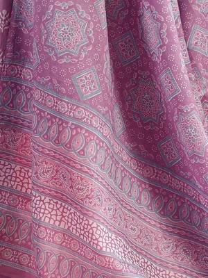 Ethnic Motifs Printed Regular Pure Cotton Straight Kurta with Trousers & Dupatta 4