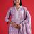Ethnic Motifs Printed Regular Pure Cotton Straight Kurta with Trousers & Dupatta