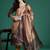 Bandhani Printed Thread Work Kurta with Trousers & With Dupatta